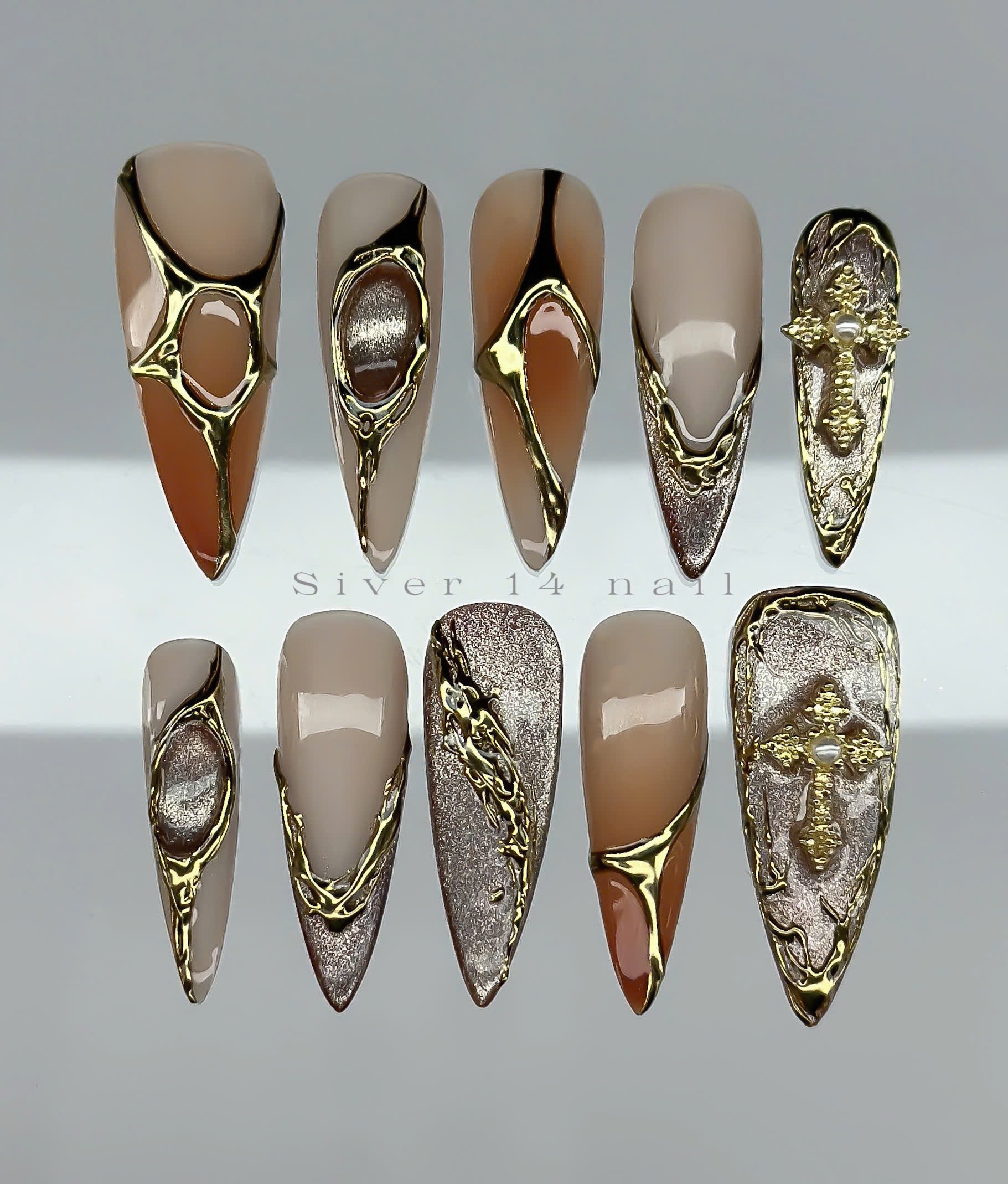 Golden Vein Marble (185)