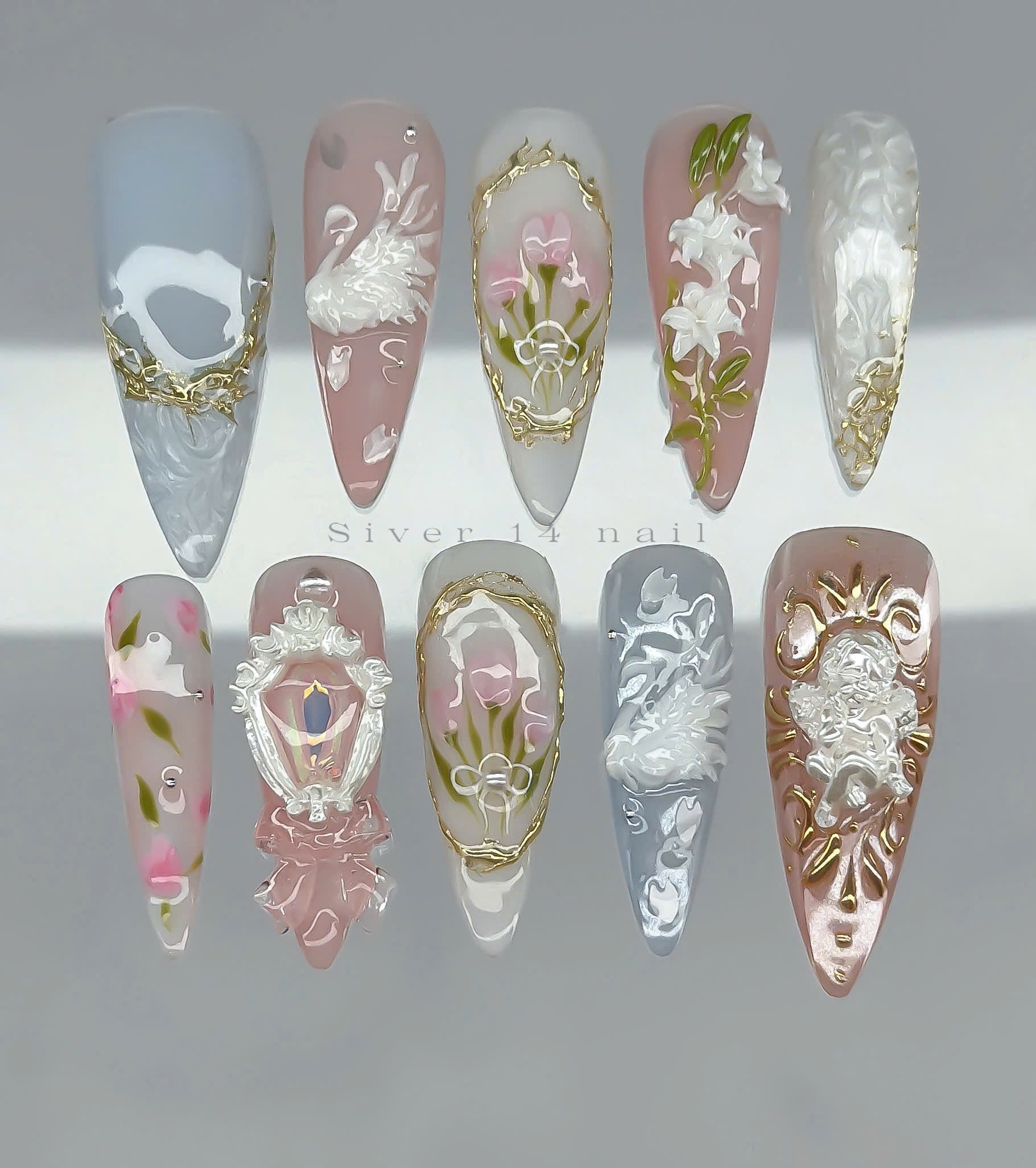 Blush Rococo Cameo (171)